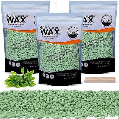 3 Pack Hard Wax Beads 6.6 lb Waxing Beads with 50 Sticks Wax Remover for  Hair Removal for Face, Brazilian Bikini, Legs, Underarm, Back, Chest, Skin  Full Body (Green Tea Tree) - Yahoo Shopping