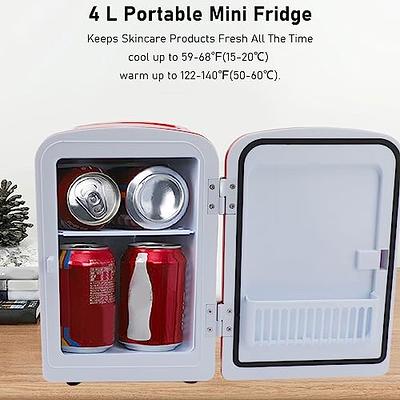 4L 12V Portable Mini Fridge Car Refrigerator Cooler Makeup Drinks