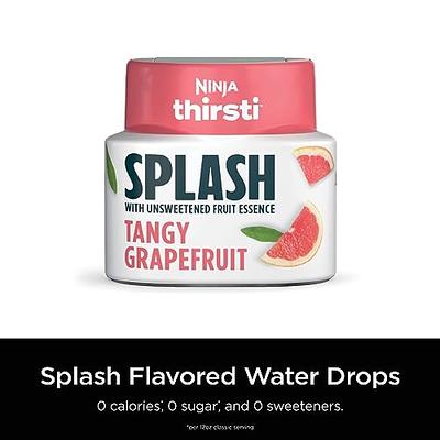 Ninja Thirsti Flavored Water Drops , SPLASH With Unsweetened Fruit Essence,  Ripe Raspberry , 3 Pack, Zero Calories ,Zero Sugar, Zero Sweeteners, 2.23