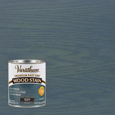 Varathane 1 Qt. Vintage Aqua Premium Fast Dry Interior Wood Stain (2-Pack), Vintage Aqua Stain