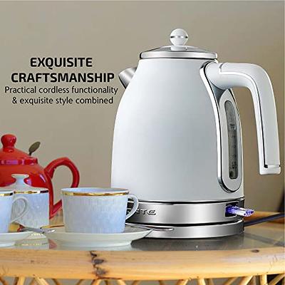 Mecity Tea Kettle Electric Tea Pot with Removable Infuser, 9 Preset Brewing Programs Tea Maker with Temprature Control, 2 Hours Keep Warm, 1.7 Liter