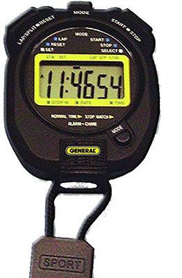 General Tools Sport Timer, Stopwatch with Clock SW269 - The Home Depot