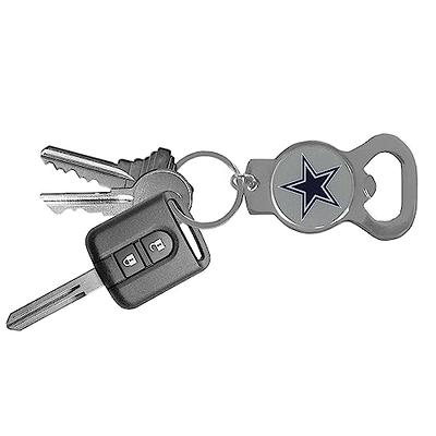 NFL Siskiyou Sports Fan Shop Dallas Cowboys Chrome Key Chain One Size Team  Colors