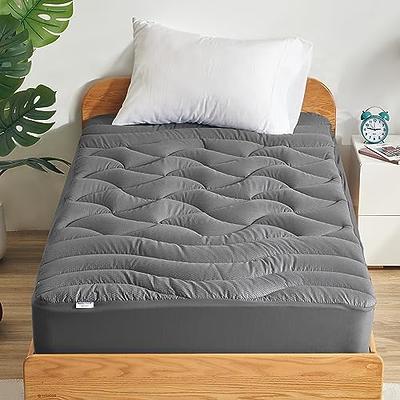 SLEEP ZONE Cooling Twin Mattress Topper for Single Bed, Premium