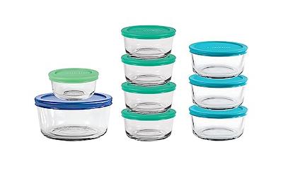 Anchor Hocking Glass Storage 3-Container Set with Lids