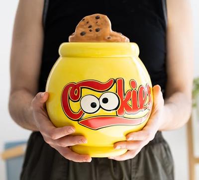 Grupo Erik Sesame Street Cookie Jar With Lid, Biscuit Tin, 20.5 x 21.1 x  26 cm, Sweet Jar, Kitchen Decor, Airtight Food Storage Container, Cookie  Monster Toys