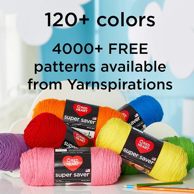 Red Heart® Super Saver® #4 Medium Acrylic Yarn, Soft Navy 7oz/198g