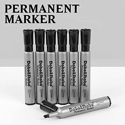 Dabo&Shobo 72 Pack Permanent Markers, Chisel Point, Quick Drying Ink, Black Permanent  Markers, Works on Plastic,Wood,Stone,Metal and Glass for Doodling, Marking…  - Yahoo Shopping