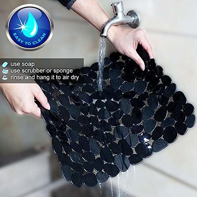 Kitchen Quick Draining Sink Mats Adjustable Pebble Sink Pads Non-slip PVC  Protector Pad for Stainless