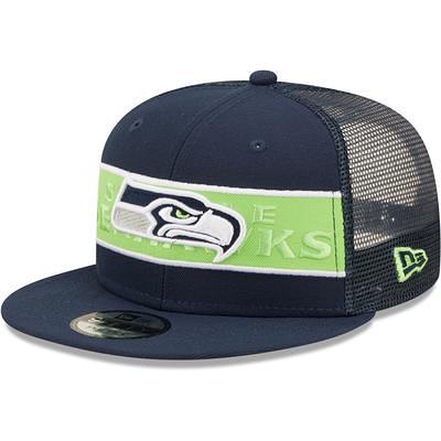 Men's New Era Neon Green Seattle Seahawks Omaha 59FIFTY Hat