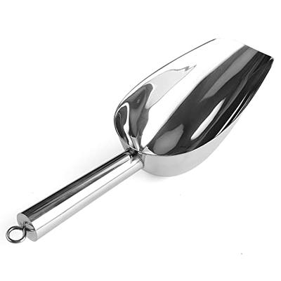 Unique Bargains Kitchen Stainless Steel Flour Shovel 10 Length Ice Cream  Scoops Silver Tone 1 Pc