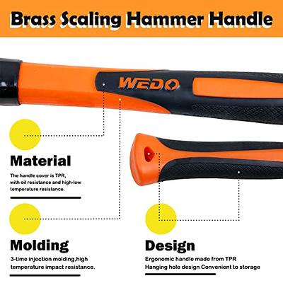 WEDO Brass Welding Hammer with Fiberglass Handle,Scaling Hammer,Chipping  Hammer,300g, Length 280mm(11) - Yahoo Shopping