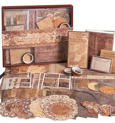 Aesthetic Scrapbook Kit,junk Journal Kit With Journaling/scrapbooking  Supplies, Gift For Teen Kid (