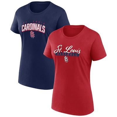 Women's Fanatics Branded Red/Navy St. Louis Cardinals Fan T-Shirt Combo Set  - Yahoo Shopping