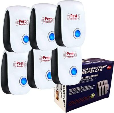 Ultrasonic Pest Repeller 6 Packs Electronic Plug in Indoor Sonic Repellent  pest Control for Bugs Roaches Insects Mice Spiders Mosquitoes - Yahoo  Shopping