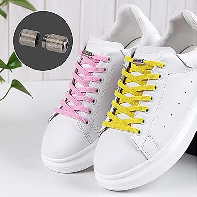 6 Pairs of Metal Shoe Laces Lock, Shoe Accessories, Brass Capsule Buckle,  Bracelet Connector, Cord Shoelace Stopper, Cylinder Shoelace Clip 