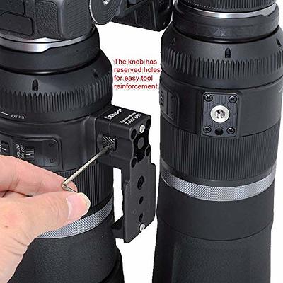 iShoot Lens Collar Replacement Foot, Tripod Mount Rings Stand Base  Compatible with Sony FE 200-600mm f/5.6-6.3 G OSS Lens SEL200600G, Built-in