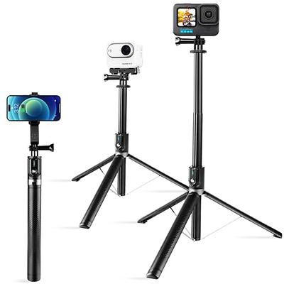 MARTVSEN Tripod Mount for Gopro, 67in Extendable Selfie Stick Tripod with  Remote for Phone, Selfie Stick