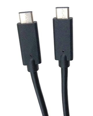 Micro Connectors 1M USB 3.1 USB-C M/M Cable, Black, 3.3Ft, USB-C to USB-C, 100W Power Delivery, Reversible Design, Fast Charging