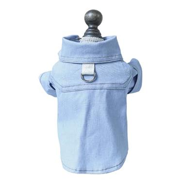 Denim Dog Dress Dog Shirt Small Dog Clothes Cat Clothes Puppy 