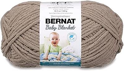 Bernat BABY BLANKET BB Baby Sand Yarn - 1 Pack of 10.5oz/300g - Polyester -  #6 Super Bulky - 220 Yards - Knitting/Crochet - Yahoo Shopping