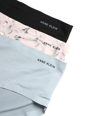 Anne Klein Women's Underwear - 3 Pack Seamless Hipster Briefs (Size:  Small-XL), Ashes of Roses/Quarry/Black, Small : : Clothing, Shoes  & Accessories