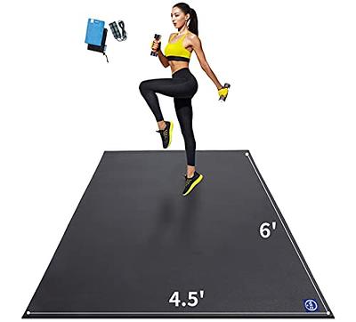 Gxmmat Extra Large Exercise Mat 6'x8'x7mm, Thick Workout Mats for Home Gym Flooring, High Density Non-Slip