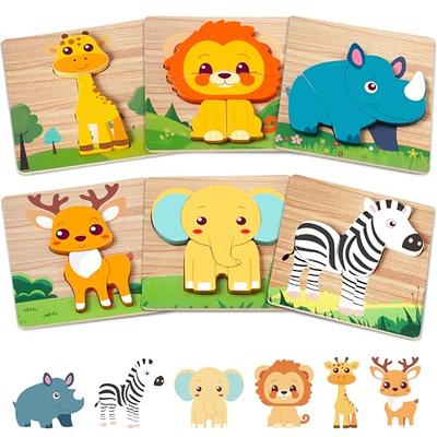 Wooden Puzzles for Toddlers 1-3, 6 Pack Peg Puzzles with Wire Puzzle Holder  Rack for Kids, Learning Educational Puzzles for Baby Puzzles 12-18 Months  (Numbers) - Yahoo Shopping