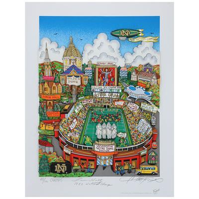 Cleveland Browns vs. Cincinnati Bengals 30 x 40 Fine Art Canvas Print by  Artist Dan Tearle