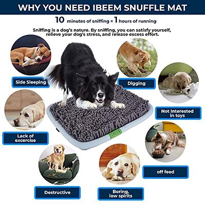 IBEEM Snuffle Mat for Dogs Dog Food mat Interactive Dog Toys