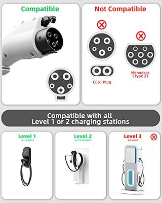 Fizzenergi Tesla Charger Adapter, J1772 to Tesla Adapter, Max 80A & 250V AC  J1772 to Tesla Charger Adapter, Compatible with Tesla Model 3, Y, S and X,  Black Colour - Yahoo Shopping