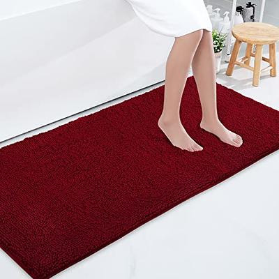 Clara Clark Non Slip Shaggy Bath Rugs - Small Medium, and Large