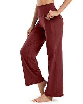  Promover Wide Leg Yoga Pants For Women Stretchy Flare  Sweatpants For Working Running Soft Athletic Pants