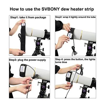 SVBONY SV172 Dew Heater Strip 320 mm Lens Heater Warmer for