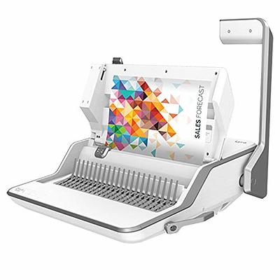 Fellowes Binding Machine for School Office Use - Lyra 21-Hole, 300 Sheet  Manual Comb Binder - 3