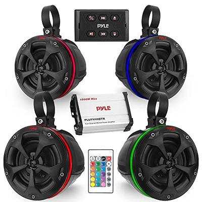 Pyle 8” Waterproof Off-Road Speakers - 300W 2-Way Marine Wakeboard