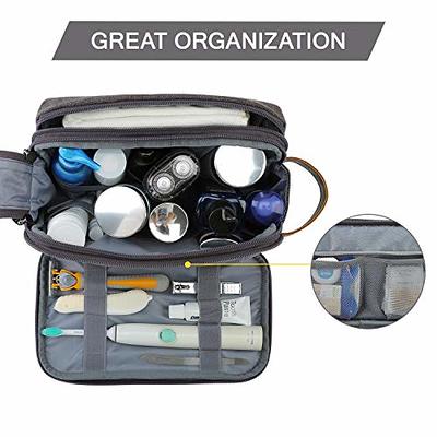 Toiletry Bag for Men Hanging Dopp Kit Water Resistant Shaving Bag Small  Toiletry Bag for Traveling (Denim Grey)