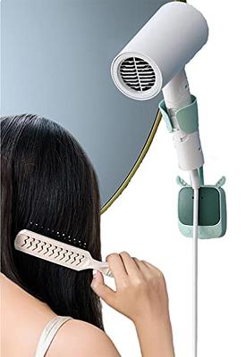 FSSSCPD Hands Free Hair Dryer Holder Stand,Wall Mounted Adjustable