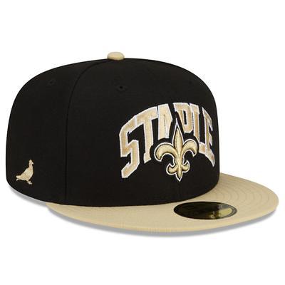 New Era Youth Boys Black and Gold New Orleans Saints Surge 39THIRTY Flex Hat