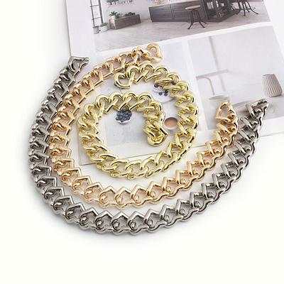 8mm Gold High Quality Purse Chain Strap, Alloy & Iron, Metal