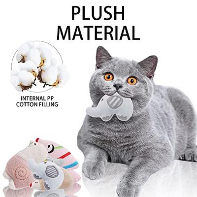 Pet Toys Cute Fish Shape Bite-Resistant Plush Cat Chew Toy Pet Teether Cat  Crinkle Toy