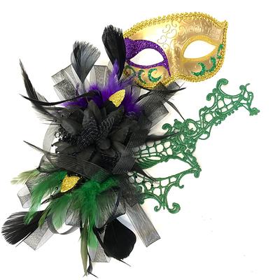 black and purple masquerade masks for men