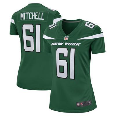 Nike Men's New York Jets Zach Wilson #2 Green Game Jersey