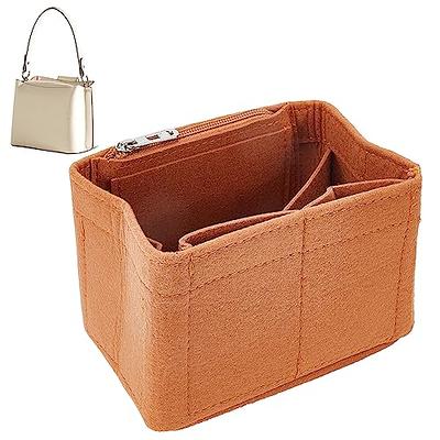 WADORN Felt Purse Organizer Insert, Tote Bag Organizer Insert Mini Tote  Basket Shaper Liner Rectangle Bag in Bag Shoulder Bag Interior Shaper for  Make-up Storage Bag, 5.9x4.3x4.3 Inch, Brown - Yahoo Shopping