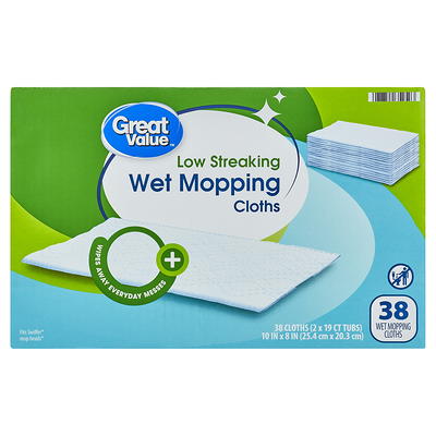 Great Value Wet Mopping Cloth Refills, 38 Count - Yahoo Shopping