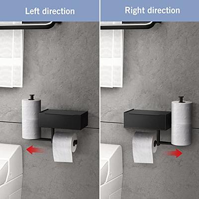 Toilet Paper Holder with Flushable Wipes Dispenser, for Bathroom