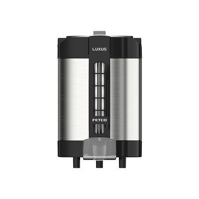 Service Ideas URN30VBLRG 3 Gal Low Volume Dispenser Coffee Urn w/ 1 Tank, Thermal, Vacuum Insulation, Black Coffee Chafer Urn