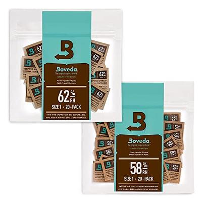 Boveda 62% & 72% Humidor Starter Kit - RH 2-Way Humidity Control – Restores  & Maintains Humidity – All in One Humidor Bundle – Patented Technology for