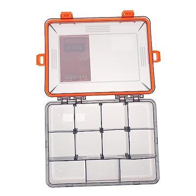 fishing tackle case,small fishing tackle storage box transparent,Tackle  organizer trays Double Sided,Fishing Lures Box Baits storage  containers,with