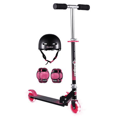 Razor A+ 2 Wheel Scooter with LED Lights - Black